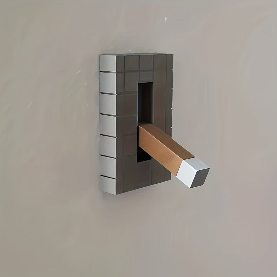 3D-Printed Funny Light Switch Pixel Figurine